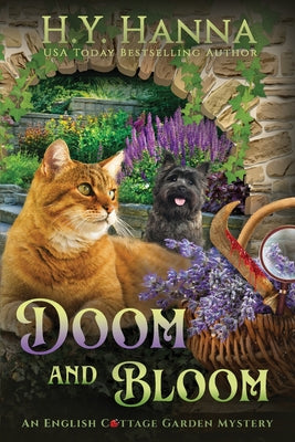 Book cover of Doom and Bloom (LARGE PRINT): The English Cottage Garden Mysteries - Book 3 by Hanna, H. y.