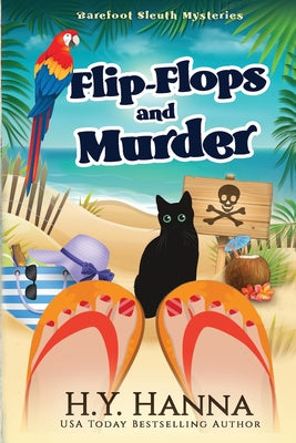 Book cover of Flip-Flops and Murder (LARGE PRINT): Barefoot Sleuth Mysteries - Book 1 by Hanna, H. y.