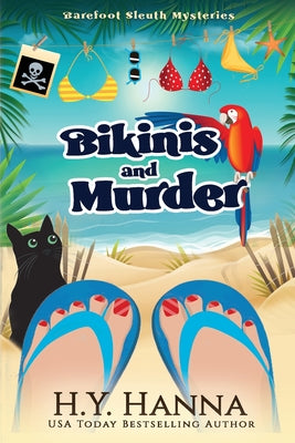 Book cover of Bikinis and Murder (LARGE PRINT): Barefoot Sleuth Mysteries - Book 4 by Hanna, H. y.