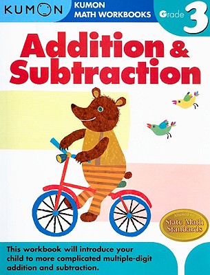 Book cover of Kumon Grade 3 Addition & Subtraction by Tachimoto, Michiko