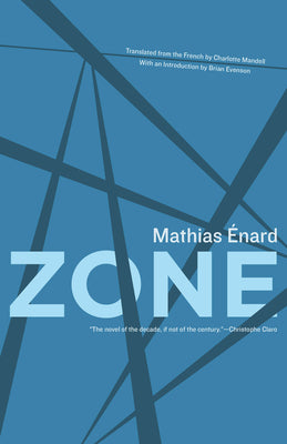 Book cover of Zone by OPEN LETTER