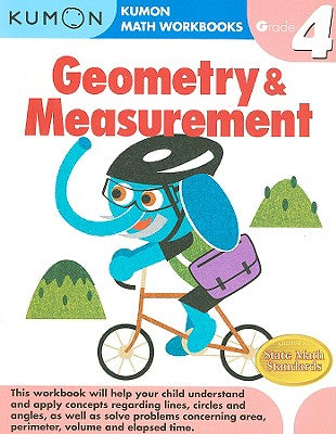 Book cover of Kumon Grade 4 Geometry and Measurement by Kumon Publishing