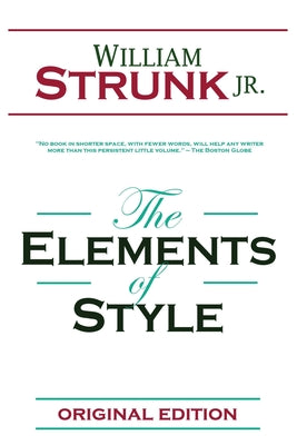 The Elements of Style by William Strunk book cover