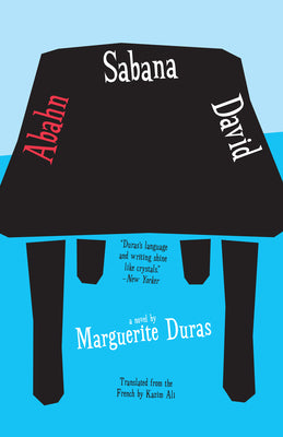 Book cover of Abahn Sabana David by Duras, Marguerite
