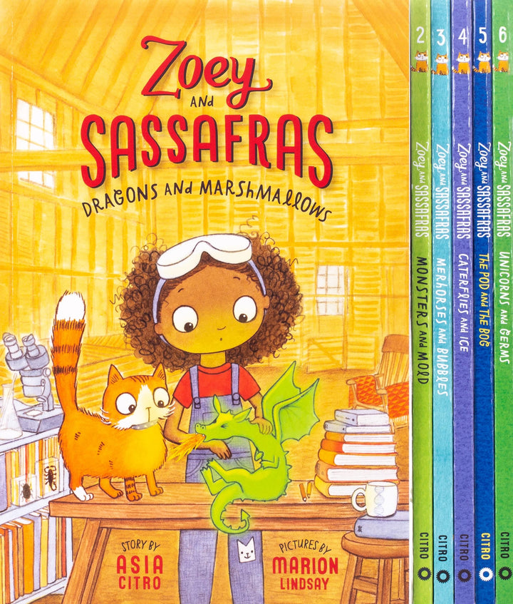 Book cover of Zoey and Sassafras Books 1-6 Pack by Citro, Asia