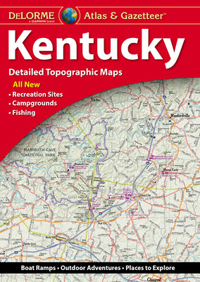 Book cover of Delorme Atlas & Gazetteer Kentucky 6e by Delorme