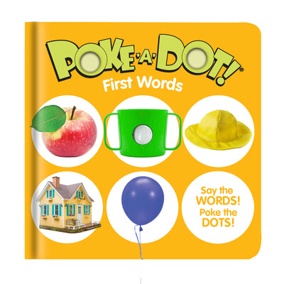 Book cover of Poke-A-Dot: First Words by Melissa & Doug