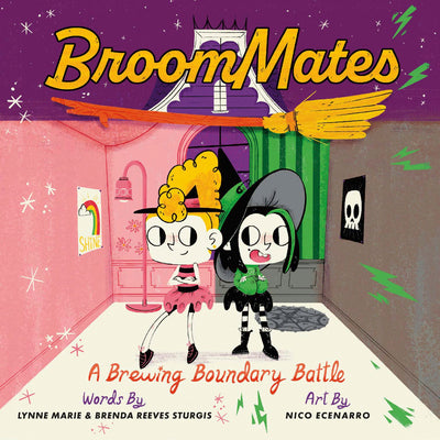 Book cover of Broommates: A Brewing Boundary Battle by Reeves, Brenda