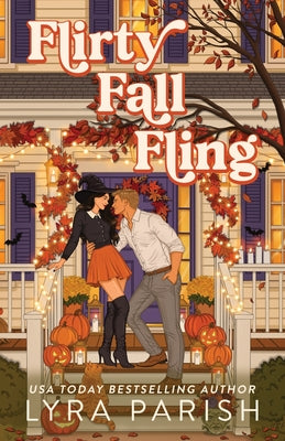 Flirty Fall Fling: a small-town spicy secret fling romcom by Parish, Lyra book cover