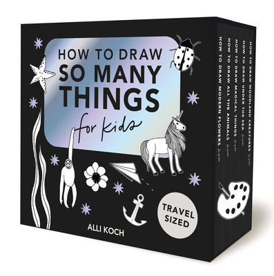 So Many Things: A Box Set of 5 How-To-Draw Books for Kids by Alli Koch book cover