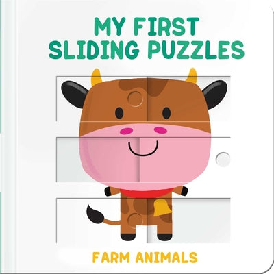 My First Sliding Puzzles - Farm Animals by Little Genius Books book cover
