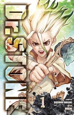 Book cover of Dr. Stone, Vol. 1: Stone World by Inagaki, Riichiro