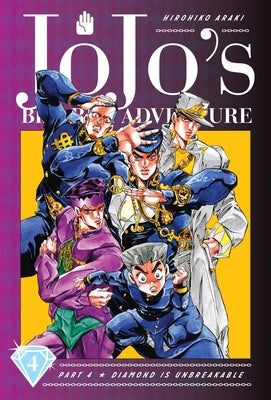 Jojo's Bizarre Adventure: Part 4--Diamond Is Unbreakable, Vol. 4 by Araki, Hirohiko book cover