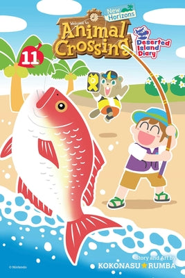 Animal Crossing: New Horizons, Vol. 11: Deserted Island Diary by Rumba, Kokonasu book cover