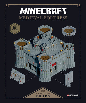 Minecraft: Exploded Builds: Medieval Fortress: An Official Mojang Book by Mojang Ab book cover