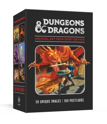 Dungeons & Dragons 100 Postcards: Archival Art from Every Edition product image