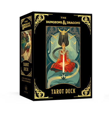Book cover of The Dungeons & Dragons Tarot Deck: A 78-Card Deck and Guidebook by Official Dungeons & Dragons Licensed