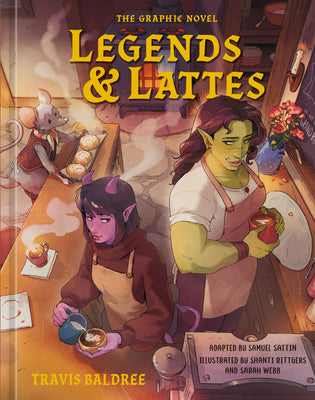 Legends & Lattes: The Graphic Novel by Travis Baldree book cover