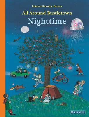 All Around Bustletown: Nighttime by Rotraut Susanne Berner book cover