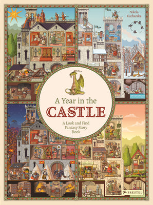A Year in the Castle: A Look and Find Fantasy Story Book by Nikola Kucharska book cover