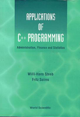 Book cover of Appln of C++programming: Admin, Finance... by Steeb Willi-Hans