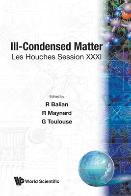 Ill-Condensed Matter (B/S)