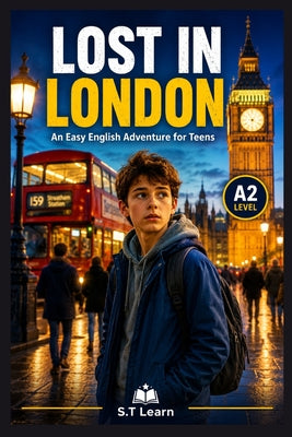 Lost in London: Learn English with an Exciting Story Improve Vocabulary, Reading Comprehension, and Confidence for Ages 9 to 14 Perfect for ESL and EL by S. T. Learn book cover