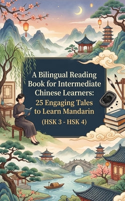 HSK 3 - HSK 4 Bilingual Reading Book for Intermediate Chinese Learners: Big Collection of 25 Engaging Tales to Learn Mandarin (5 Book in 1) by Luther Lingo book cover