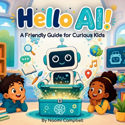 Hello AI!: A Friendly Guide to Artificial Intelligence for Curious Kids by Naomi Campbell book cover