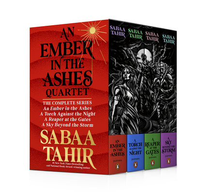 An Ember in the Ashes Complete Series Paperback Box Set (4 Books) by Sabaa Tahir book cover