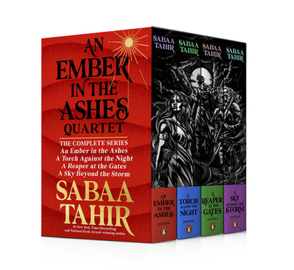 An Ember in the Ashes Complete Series Paperback Box Set (4 Books) by Sabaa Tahir book cover