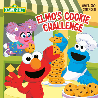 Book cover of Elmo's Cookie Challenge (Sesame Street) by Random House
