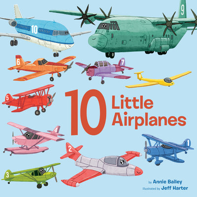 10 Little Airplanes by Bailey, Annie book cover