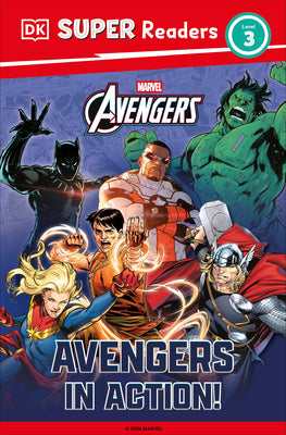 DK Super Readers Level 3 Marvel Avengers in Action by Oyesanya, Feyi book cover