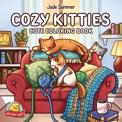Cozy Kitties: Cute Coloring Book by Jade Summer book cover
