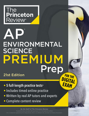 Princeton Review AP Environmental Science Premium Prep, 21st Edition: 5 Practice Tests + Digital Practice Online + Content Review by The Princeton Review book cover