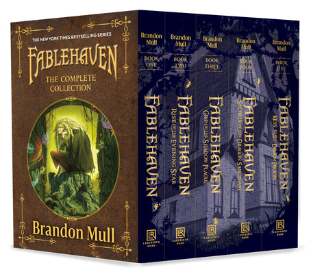 Fablehaven: The Complete Collection (5-Book Boxed Set): Fablehaven; Rise of the Evening Star; Grip of the Shadow Plague; Secrets of the Dragon Sanctua by Brandon Mull book cover