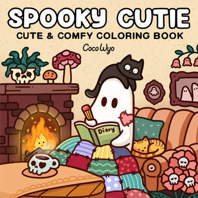 Spooky Cutie: Coloring Book for Adults and Kids by Wyo, Coco book cover