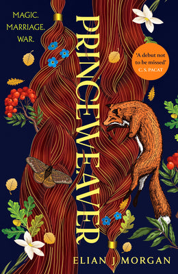Princeweaver: The Epic Must-Read Slow-Burn Queer Fantasy Romance by Elian J. Morgan book cover