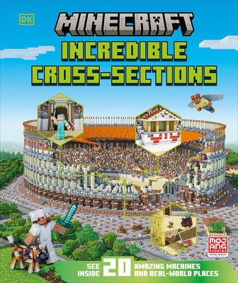 Minecraft Incredible Cross-Sections by DK book cover
