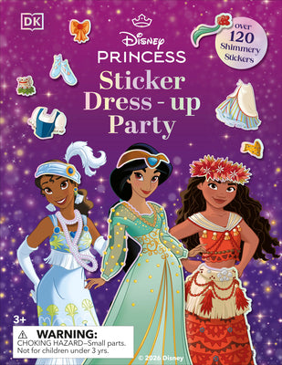 Disney Princess Sticker Dress Up Party by DK book cover