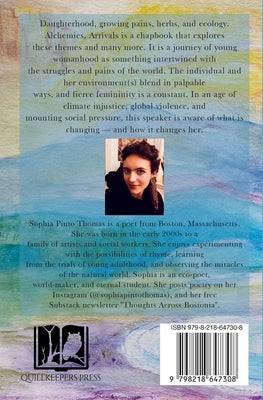 Book cover of Alchemies, Arrivals by Pinto Thomas, Sophia