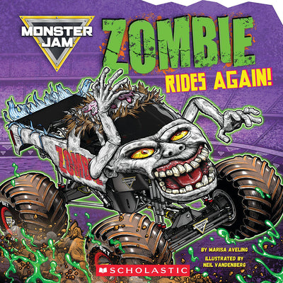 Monster Jam: Zombie Rides Again! (Deluxe Storybook) by Marisa Aveling book cover