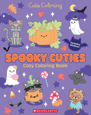 Spooky Cuties (Color & Chill) by Scholastic book cover