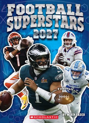 Football Superstars 2027 (Sports Superstars with Football Eraser) by Mirin Fader book cover