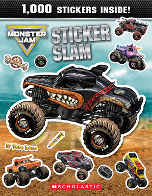 Monster Jam Sticker Slam by Scholastic book cover