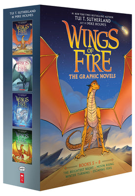 Wings of Fire #5-#8: A Graphic Novel Box Set (Wings of Fire Graphic Novels #5-#8) by Sutherland, Tui T. book cover