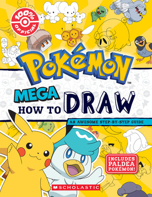 Mega How to Draw (Pok by Scholastic book cover