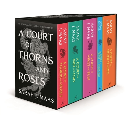 A Court of Thorns and Roses Hardcover Box Set by Sarah J. Maas book cover