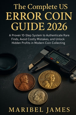 Book cover of The Complete US Error Coin Guide 2026: A Proven 10-Step System to Authenticate Rare Finds, Avoid Costly Mistakes, and Unlock Hidden Profits in Modern by James, Maribel